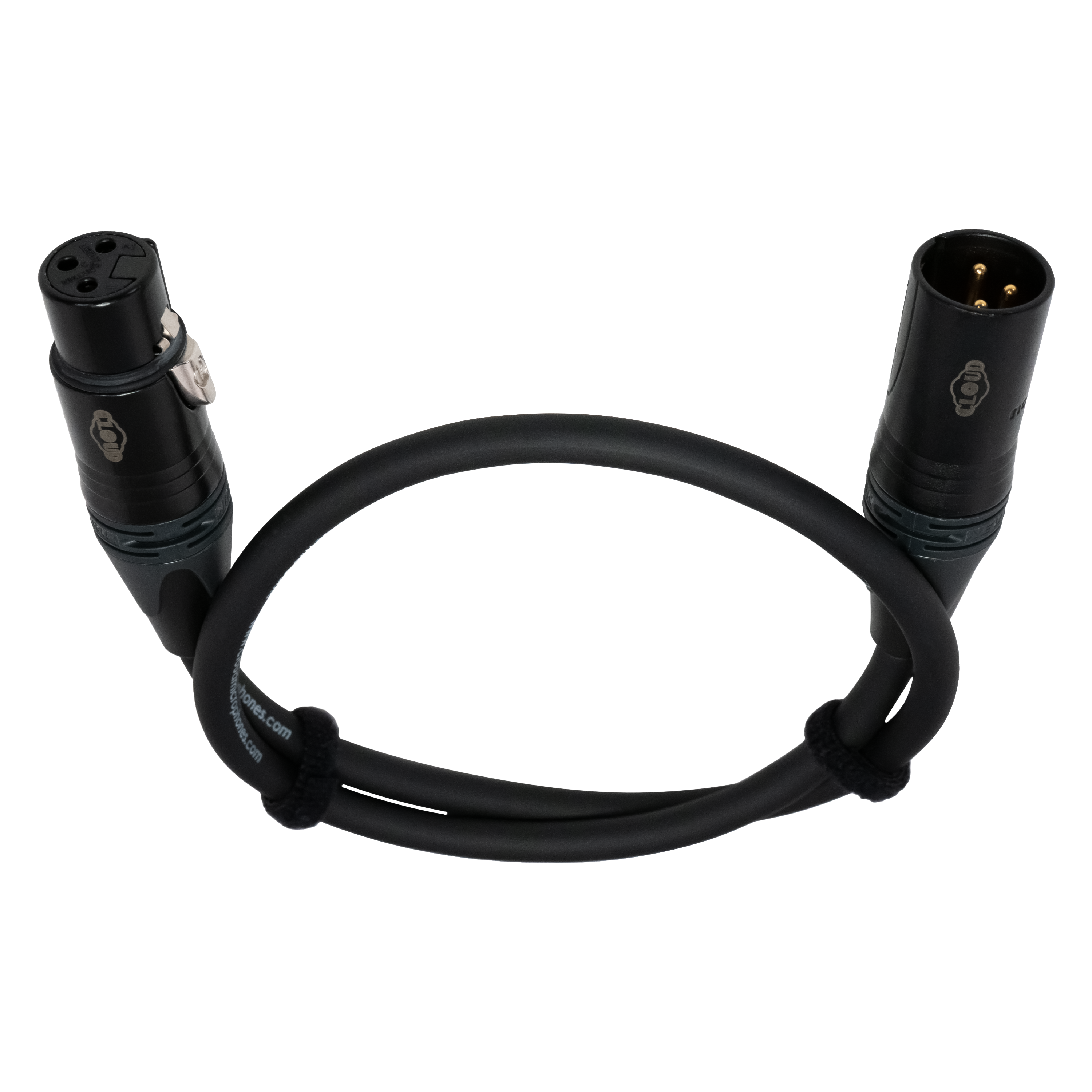 Elevated Premium Performance XLR Microphone Cable (Black) – Cloud