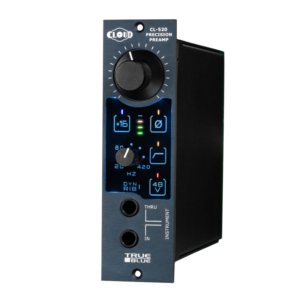 CLOUD MICROPHONES NOW SHIPPING NEW TRUE BLUE 520 PREAMP