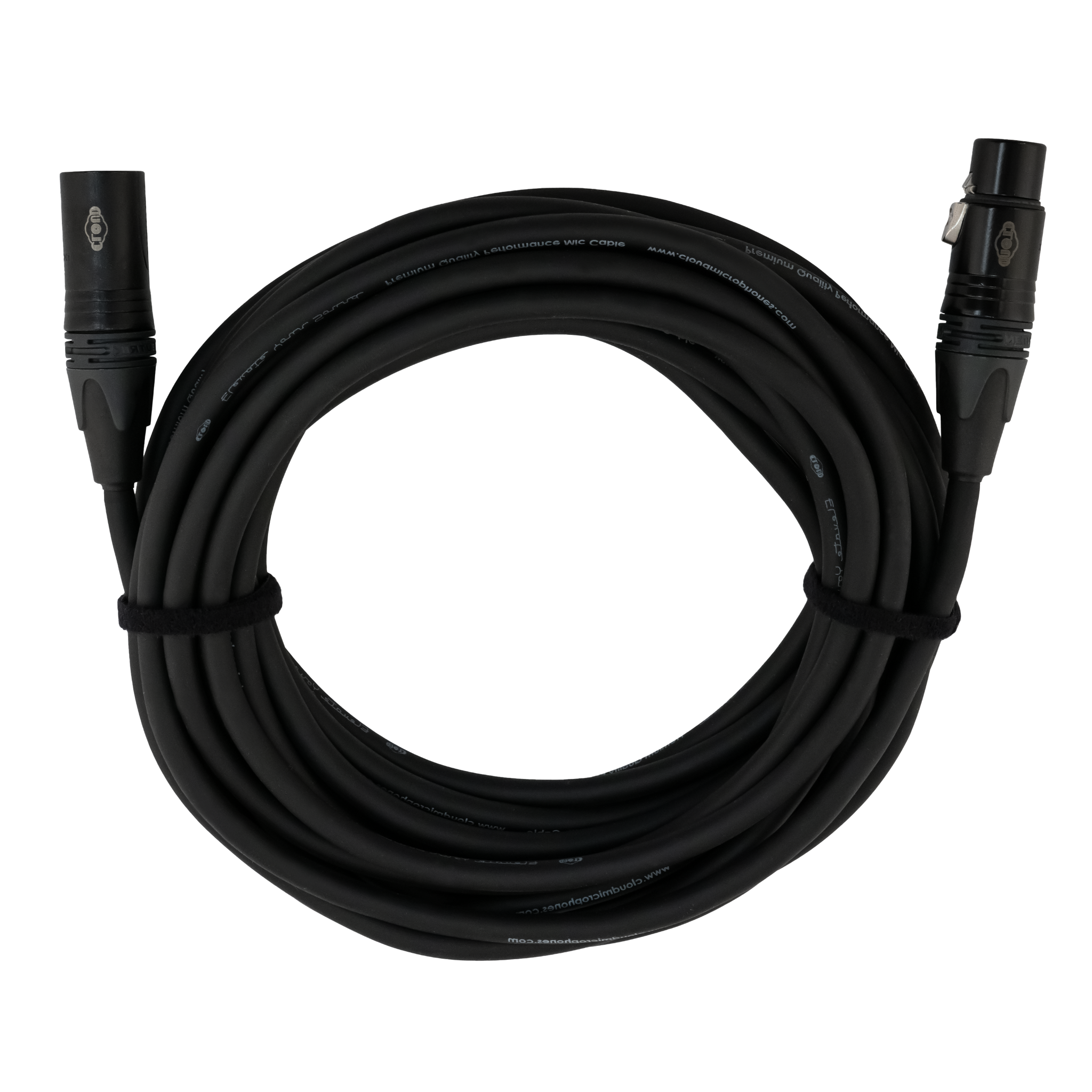 Elevated Premium Performance XLR Microphone Cable (Black)
